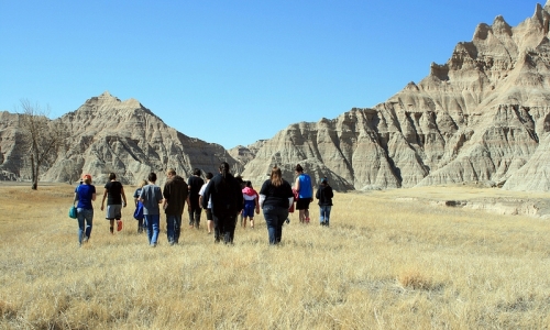 Ranger Led Hike in the Badlands