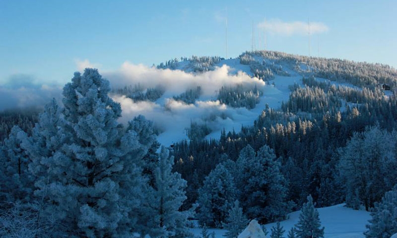 Snow Being made at Terry Peak Ski Area