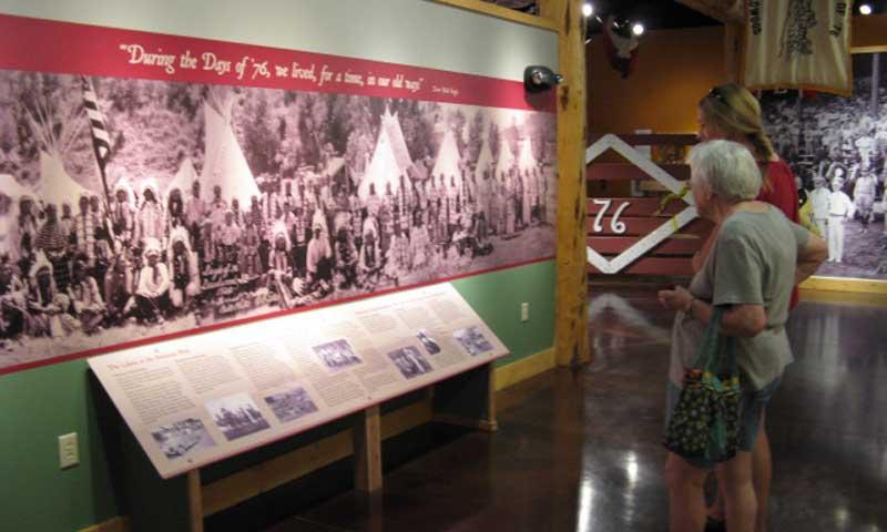 Display at Display at Days of 76 Museum