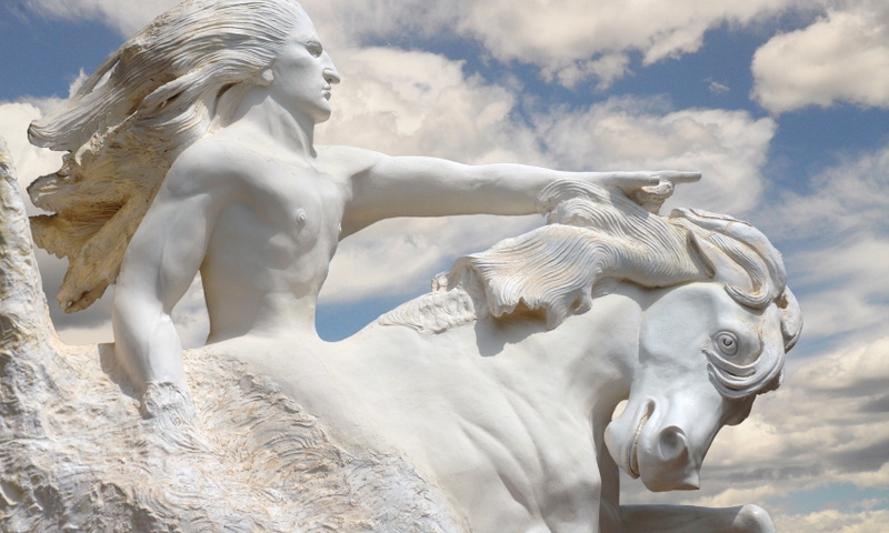 Model of Crazy Horse Memorial