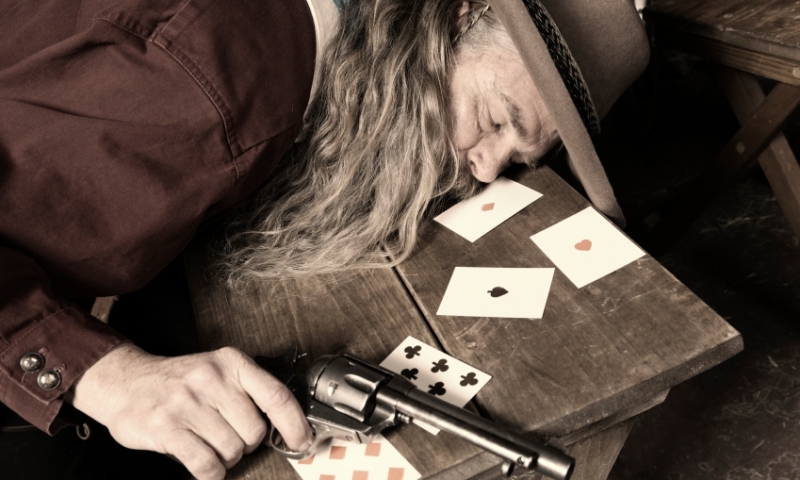 Wild West Gambling Gun Reinactment