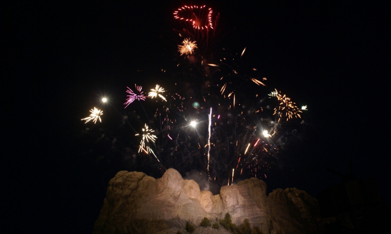 Mt Rushmore Fireworks