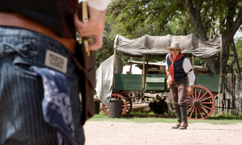 Wild Bill's Death Reenactment